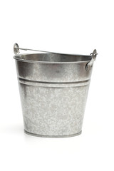 bucket on the white background
