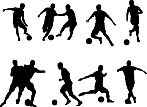 Soccer Player Silhouette