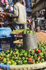 Local market in Nepal.