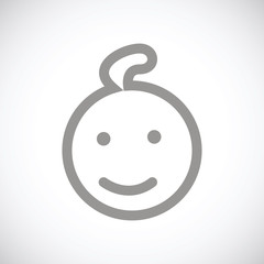 Kid black icon