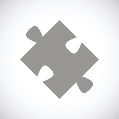 Puzzle black icon