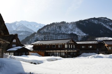 Shirakawa-go altes Dorf in Japan