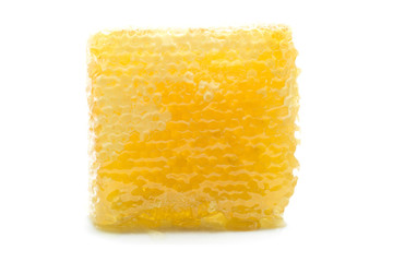 Honeycomb on white background
