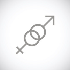Sex black icon