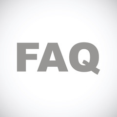 Faq black icon