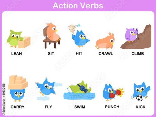 Free PowerPoint Presentations about Verbs for Kids