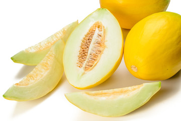 yellow melon slices