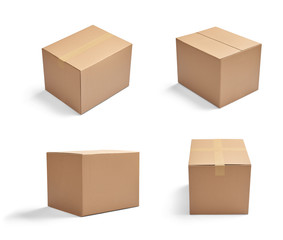 box package delivery cardboard carton