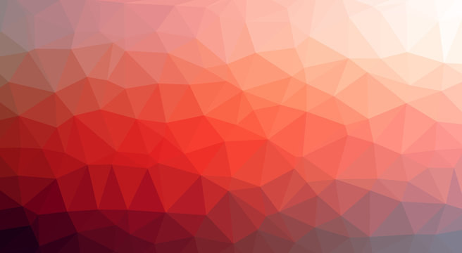 low poly Hintergrund rot