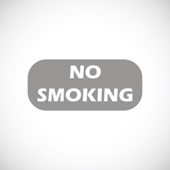 No smoking black icon