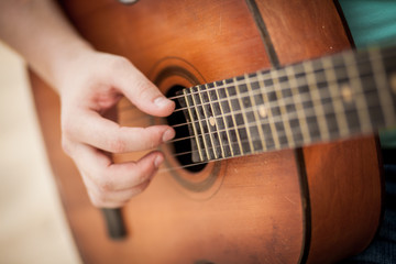 Fototapeta premium acoustic guitar