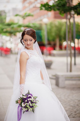 Naklejka premium Portrait of the bride