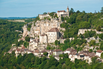 Fototapeta na wymiar The village of Rocamadour, France