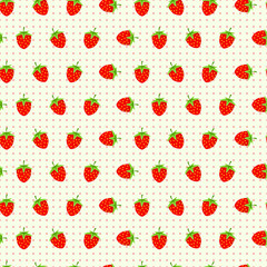 Seamless pattern of berries.