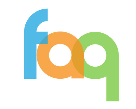 "FAQ" icon (help information customer service questions)