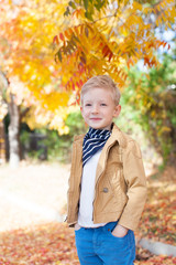 kid at fall