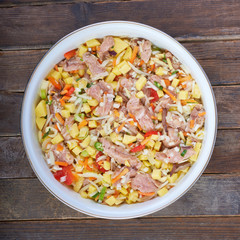 Meat stew with vegetables