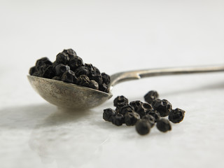 Black peppercorns