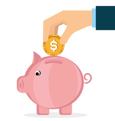 Save Money Vector Design Illustration