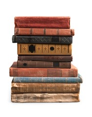 Books. stack of old books, copyspace for your text