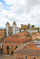 Fototapeta premium Panoramica de Caceres, Extremadura, España