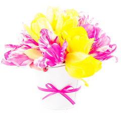 Fototapeta na wymiar Bouquet from tulips