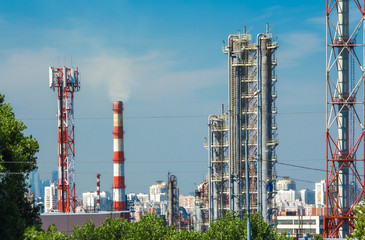 Fototapeta premium Oil refinery