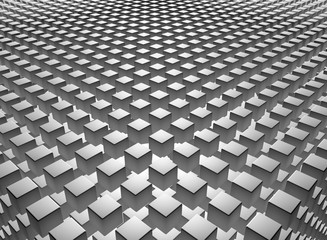 grey cubes background