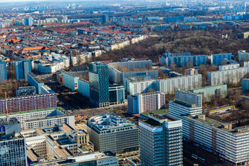 Berlin Skyline City Panorama. Berlin, Germany, Europe.