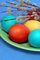 Easter color eggs
