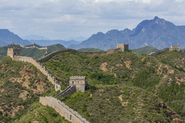 Fototapeta na wymiar Great Wall of China JinShanLing