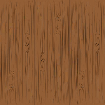 Brown wood texture, vector background