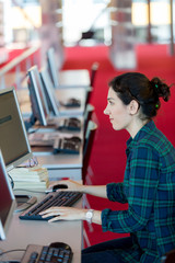 Studying on a computer