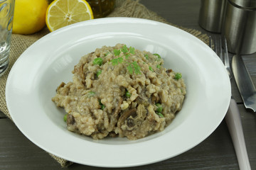 risotto aux champignons