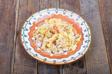 Meat stew with vegetables