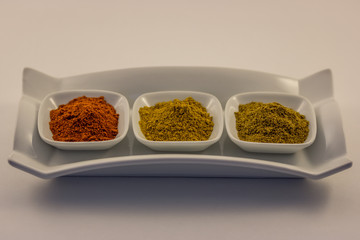 Ancient Spices in Dish