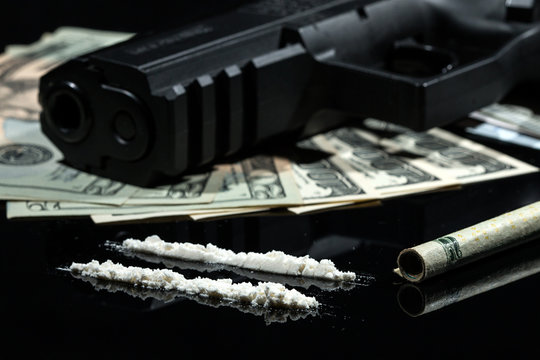 Illegal drugs , money and guns