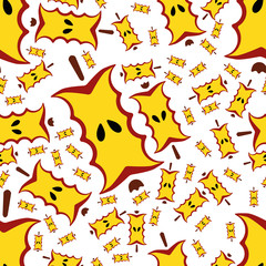 apple core seamless pattern