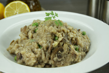 risotto aux champignons