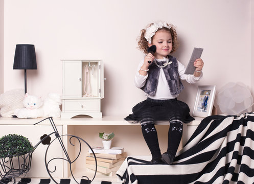 stylish little girl