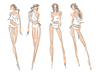 Sketch Fashion Poses