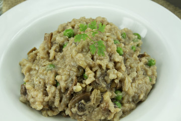 risotto aux champignons