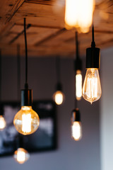 Creative Edison light bulb fixture