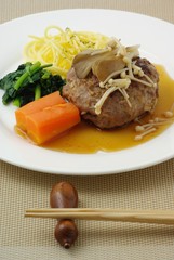 キノコハンバーグ