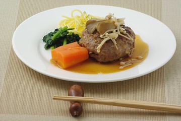 キノコハンバーグ