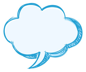 sketchy bubble speech