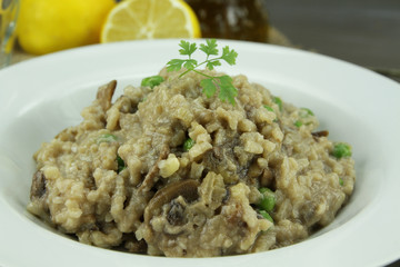 risotto aux champignons