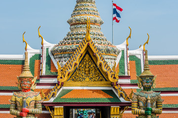 giant demons yaksha Atsakanmala and Chakkrawat grand palace bang