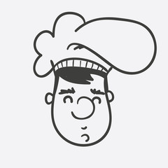 chef head vector