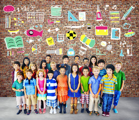 Naklejka premium School Activity Sport Hobby Leisure Game Concept